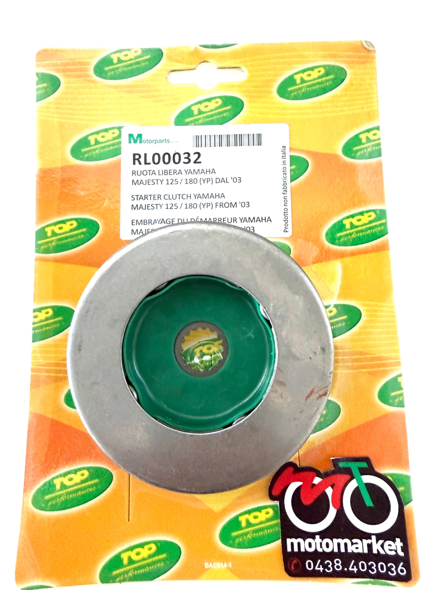 Ruota libera Yamaha Majesty 125-180cc dal 2003 art.RL00032