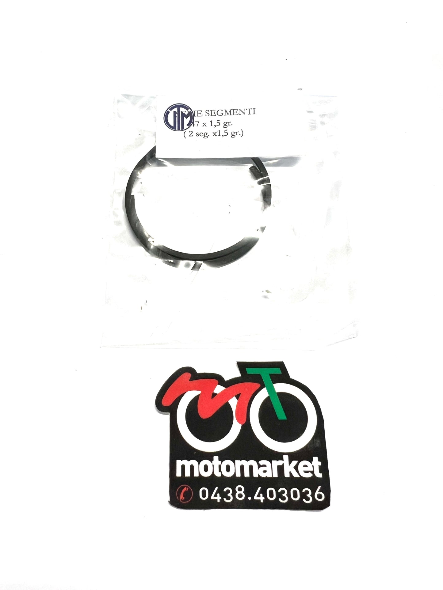 Anelli pistone diametro 47X1,5 modifica Polini-DR Vespa 75cc