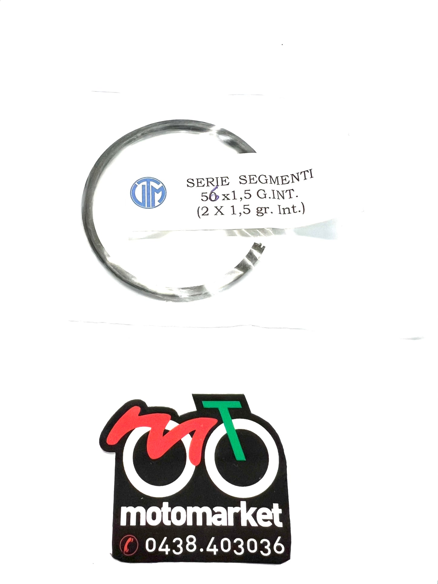 Anelli pistone diametro 56X1,5 grano interno