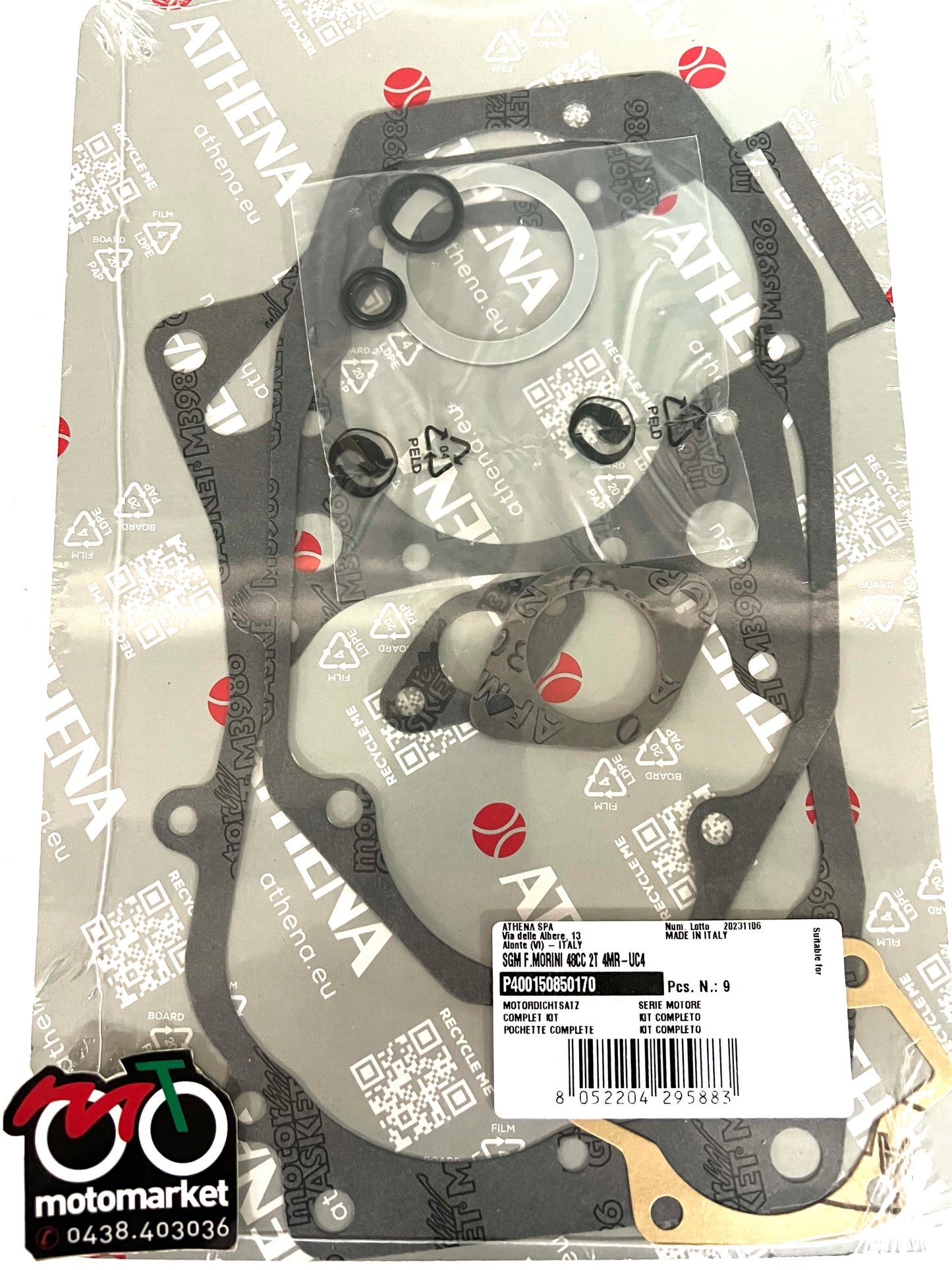 Guarnizioni motore Franco Morini 4MR UC4 50cc