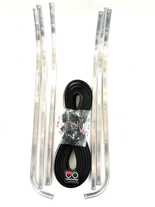 Listelli pedana poggiapiedi Vespa PX125-150-200 Arcobaleno art.5371