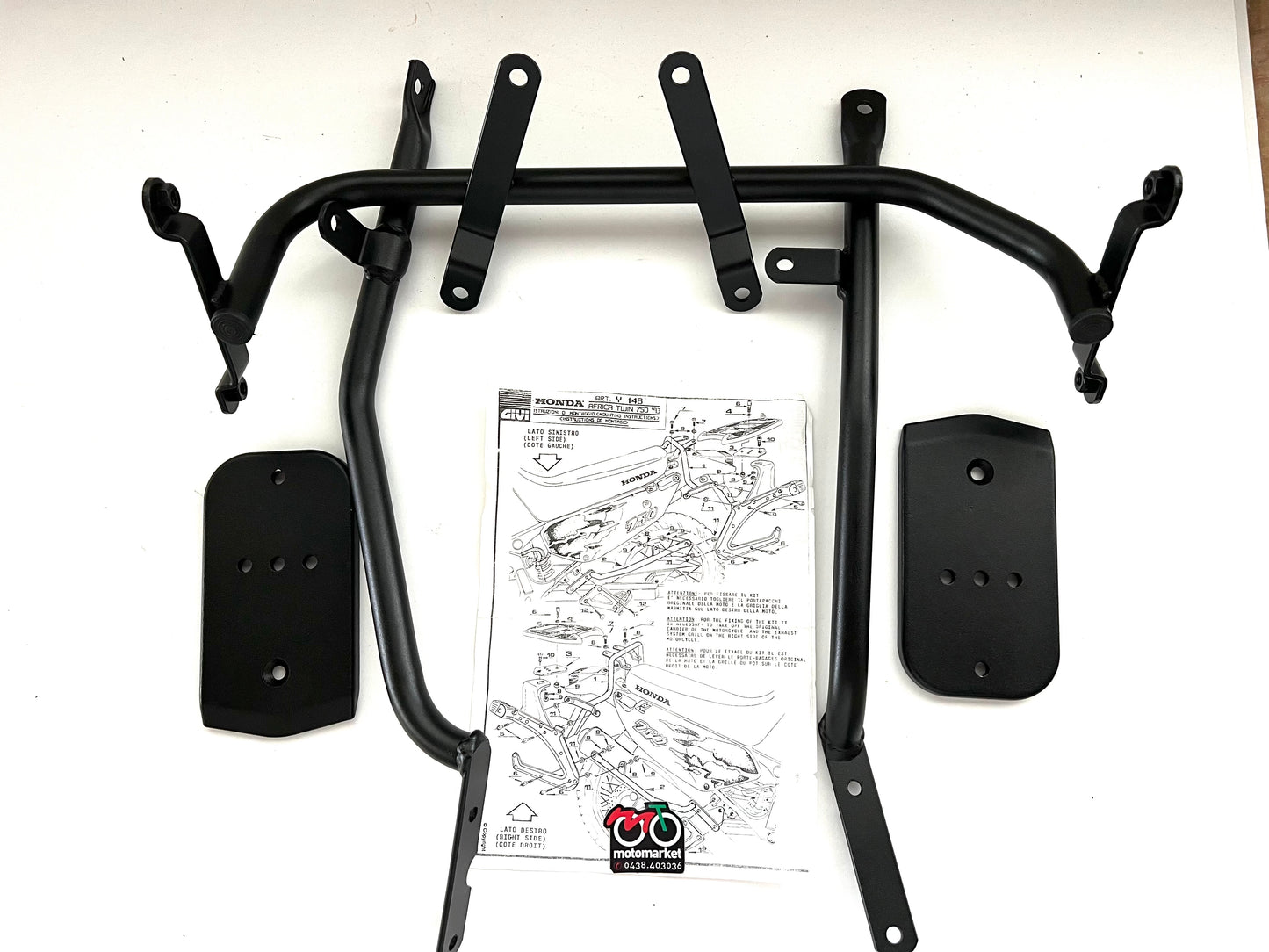 Supporto portavaligie laterali GIVI Honda Africa Twin 750 1993 art.Y148