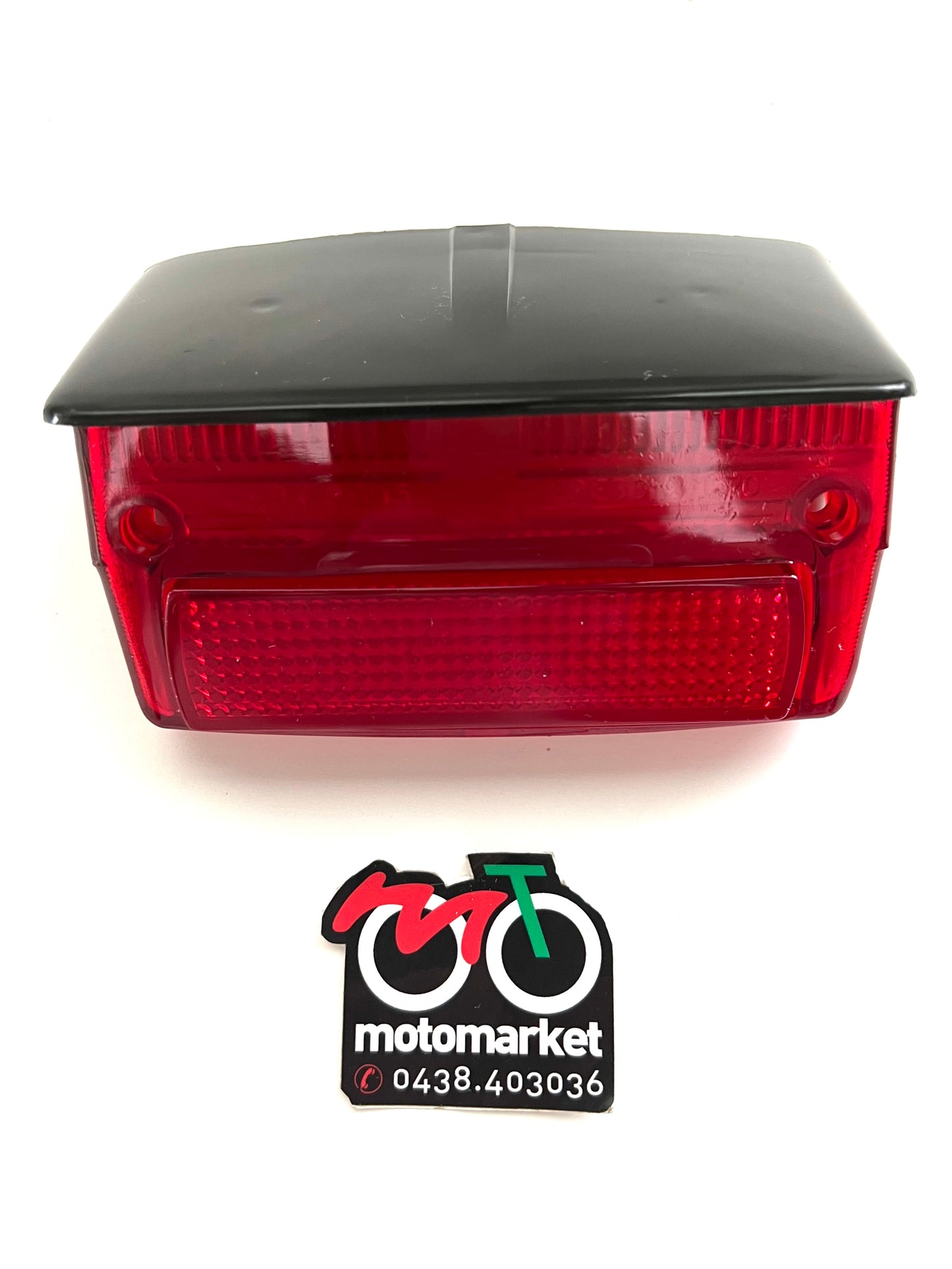 Vetro fanalino posteriore Vespa 50 Special tettuccio nero art.RP216