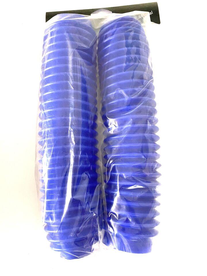 Soffietti blu forcella moto enduro
