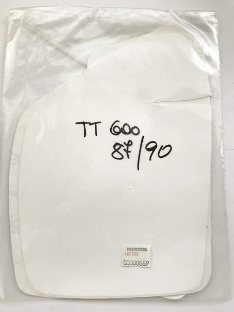 Kit adesivi bianchi portafaro e fianchetti Yamaha TT600
