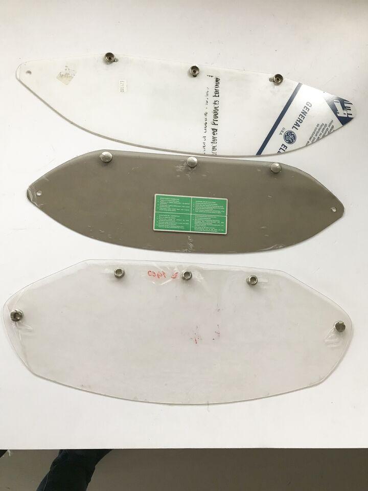 Visiere con bottoni per caschi Jet d'epoca