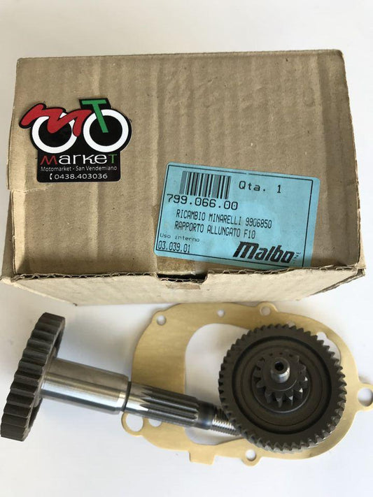 Ingranaggi trasmissione allungati Malaguti F10