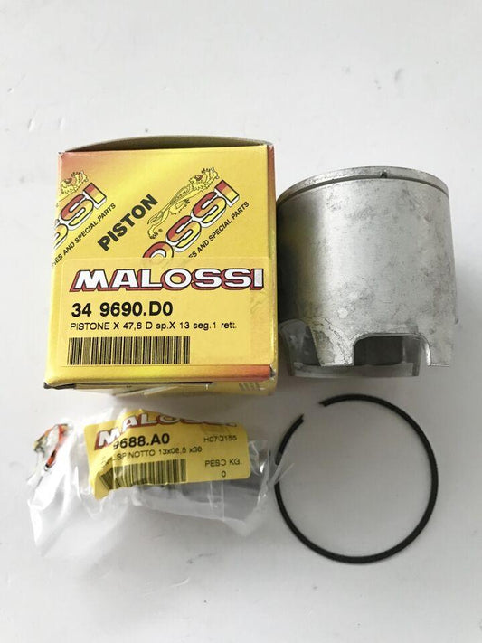 Pistone Malossi Piaggio scooter D. 47,6 spinotto 13 art.349690 sigla D