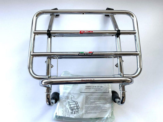Portapacchi anteriore cromato Vespa LX50-125-150cc