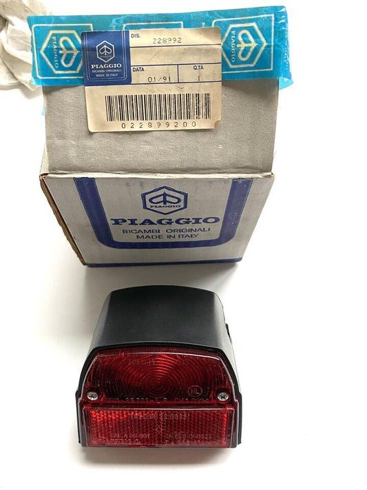 Fanalino posteriore originale Piaggio SI colore nero