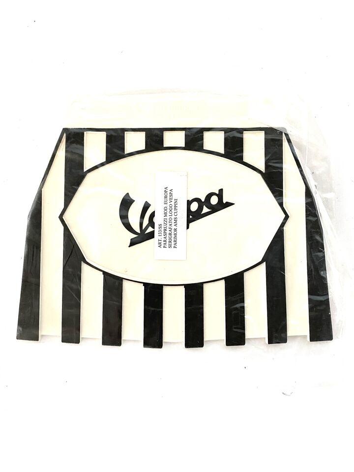 Paraspruzzi posteriore Vespa nero-bianco art 133SS
