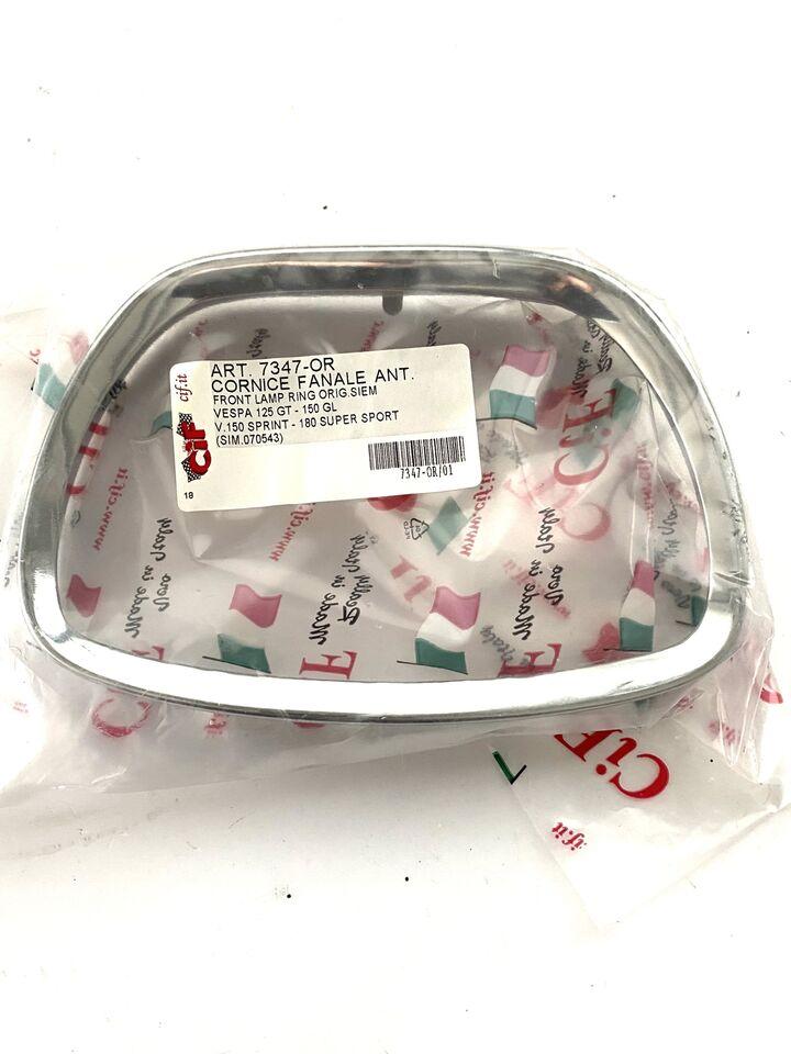 Ghiera faro cromata Vespa 125-150 GT-Sprint-180 SS