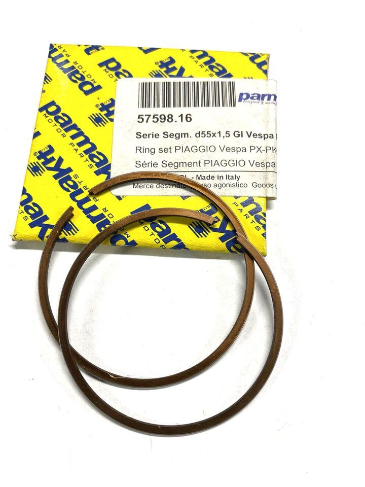 Anelli pistone D.55 modifica Parmakit Vespa 50-PK