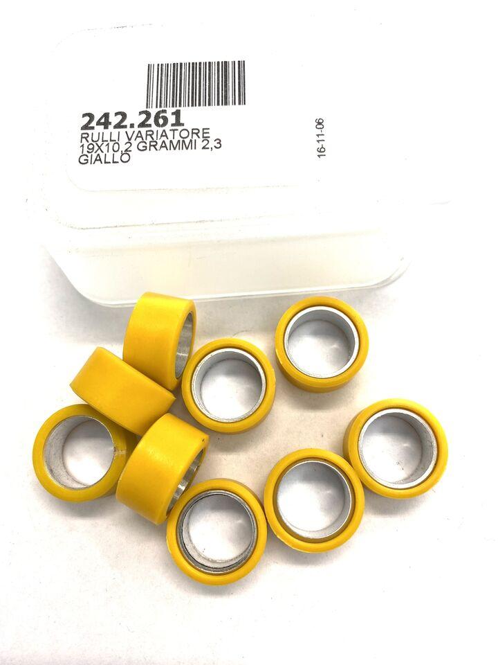 Kit 9 rulli variatore Polini Piaggio grammi 2,3