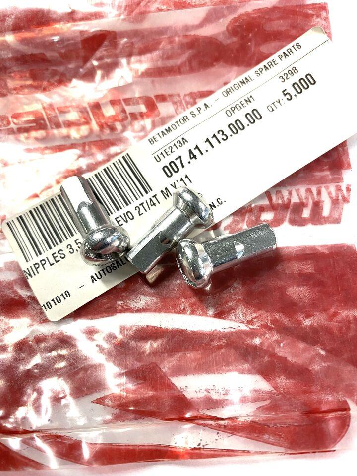 Nipple in alluminio ruota anteriore moto Beta Evo trial