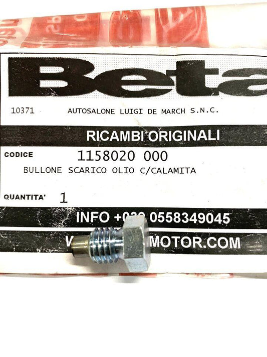 Tappo scarico olio con calamita moto Beta