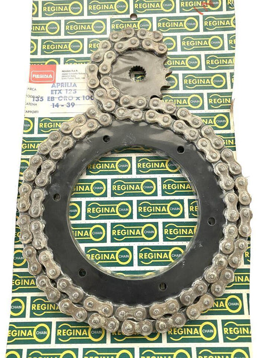 Kit Catena Regina Aprilia ETX 125cc Z14-39 denti