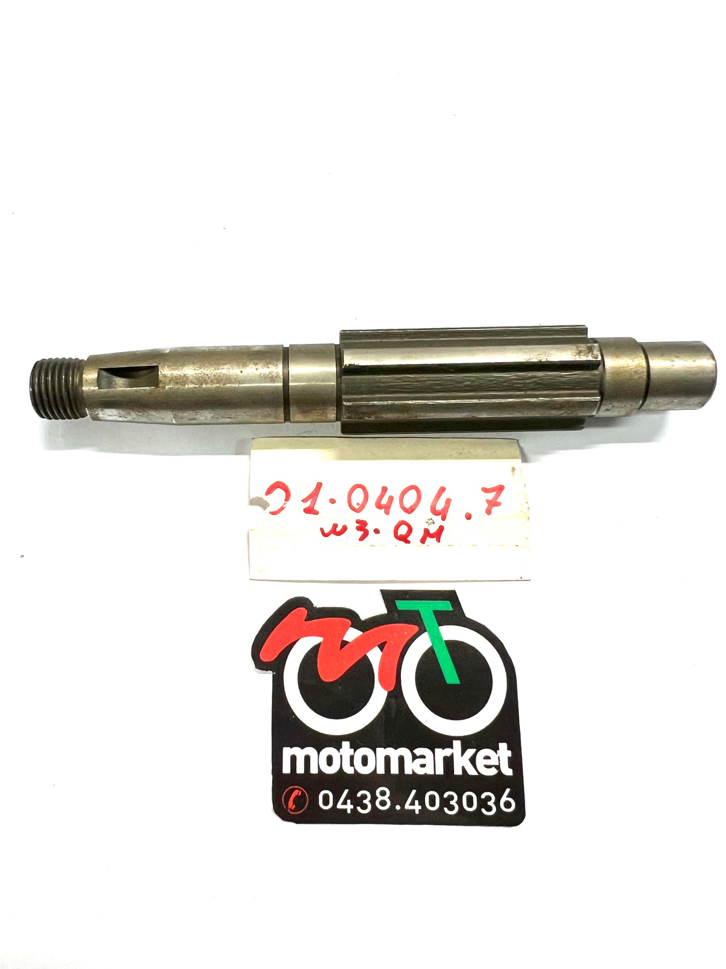 Albero secondario cambio Minarelli V3 50cc pignone conico art.010404