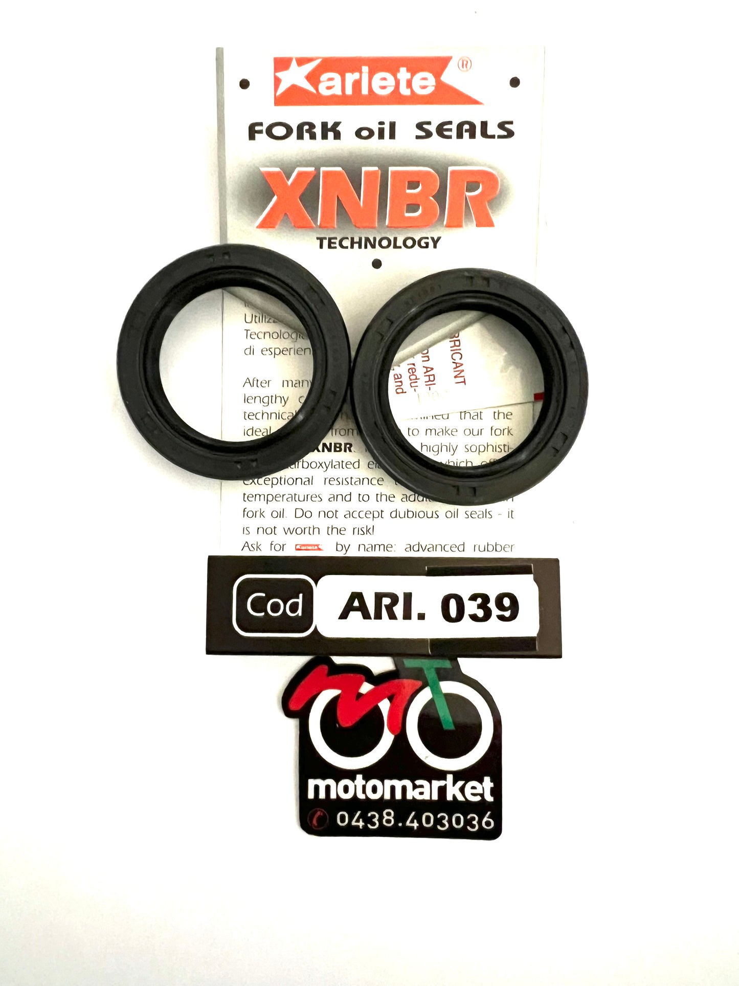 Paraolio forcella diametro 35-50-10 art.ARI 039