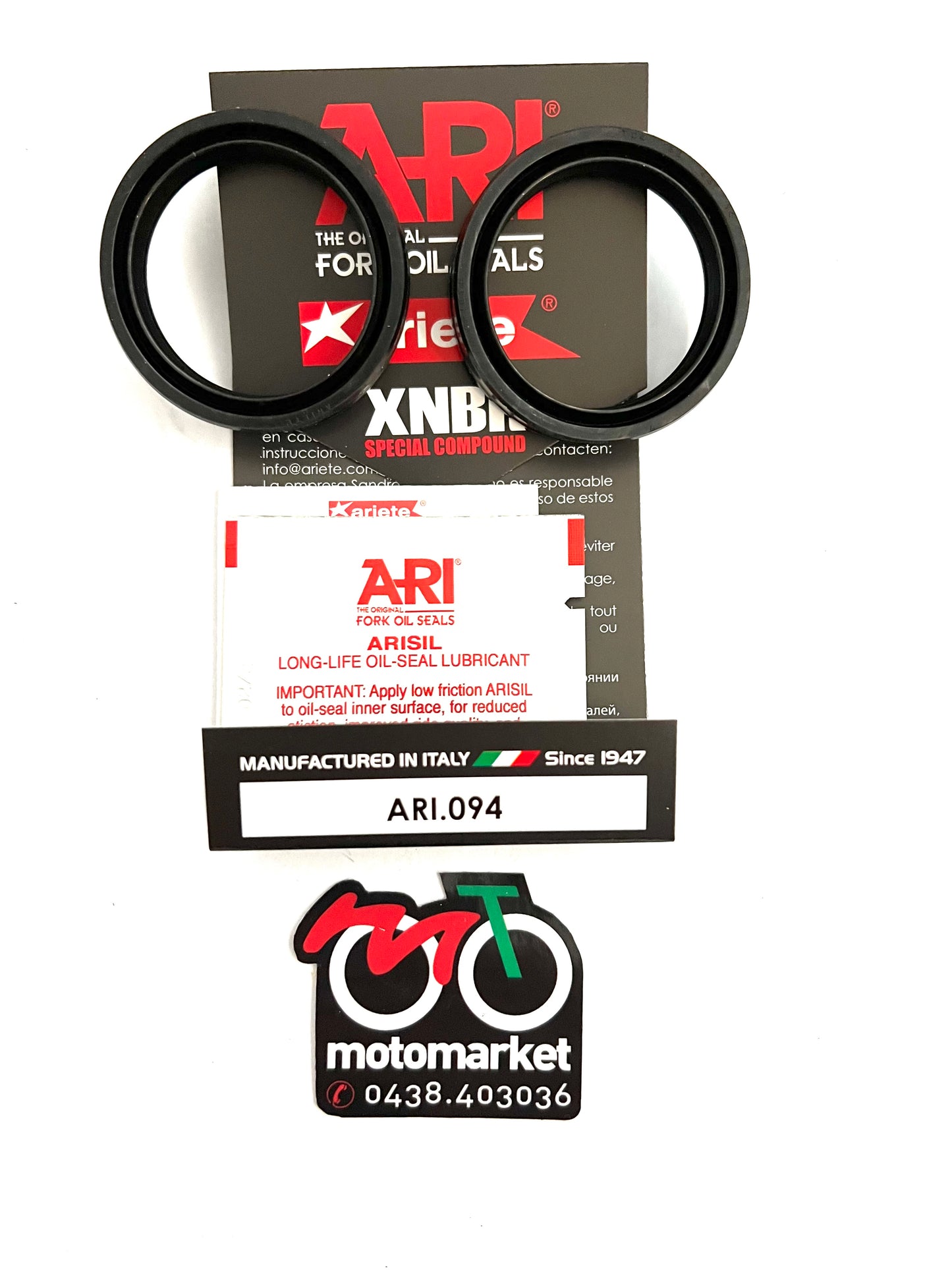 Paraolio forcella diametro 38-48-10 art.ARI 094