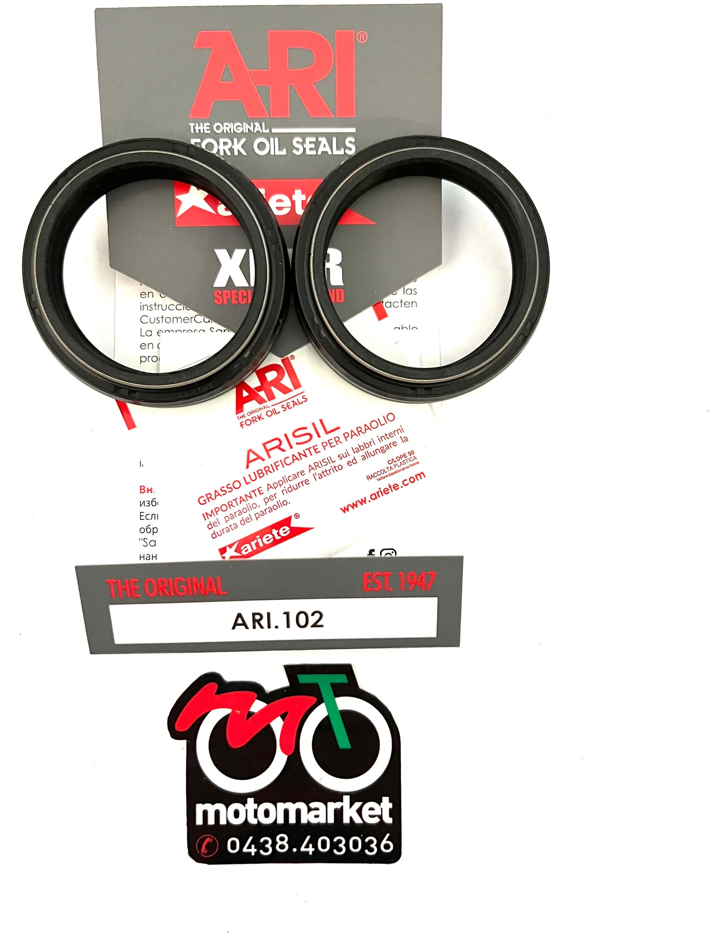 Paraolio forcella diametro 41-53-8/10,5 art.ARI 102