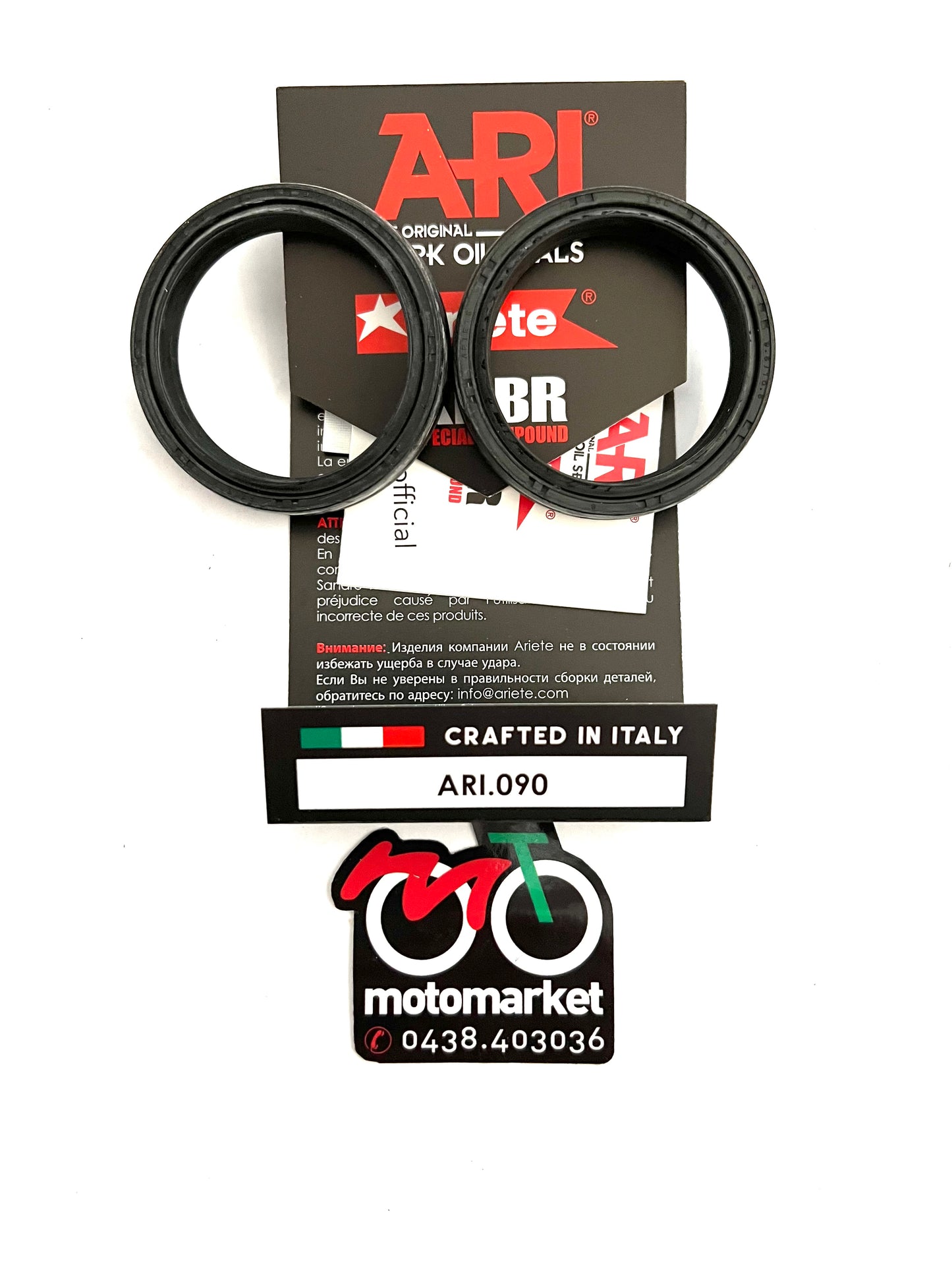 Paraolio forcella diametro 43-54-9,5/10,5 art.ARI 090