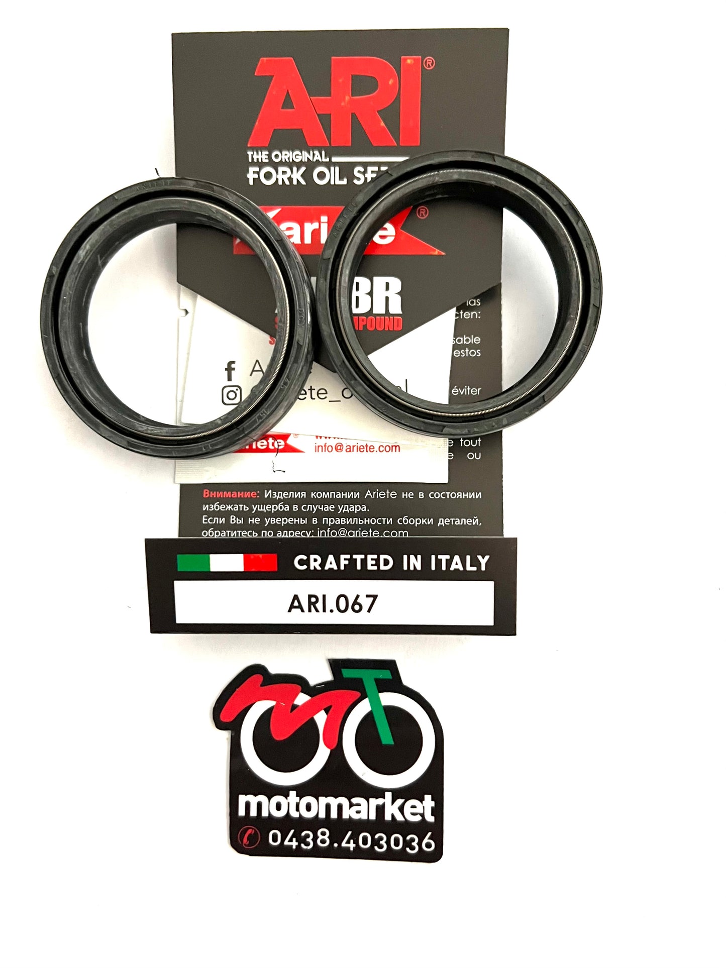 Paraolio forcella diametro 45-57-11 art.ARI 067