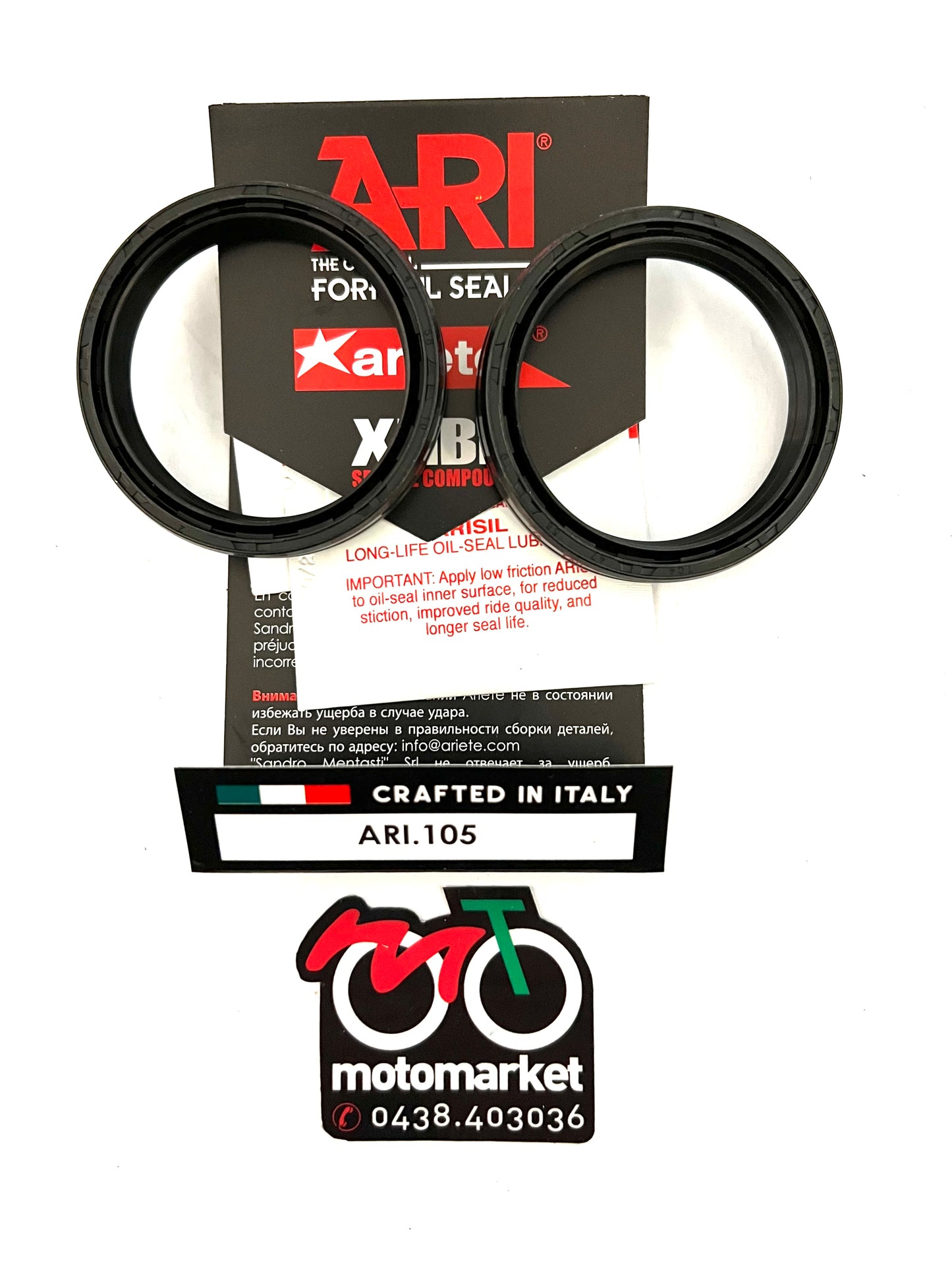 Paraolio forcella diametro 47-58-10 art.ARI 105