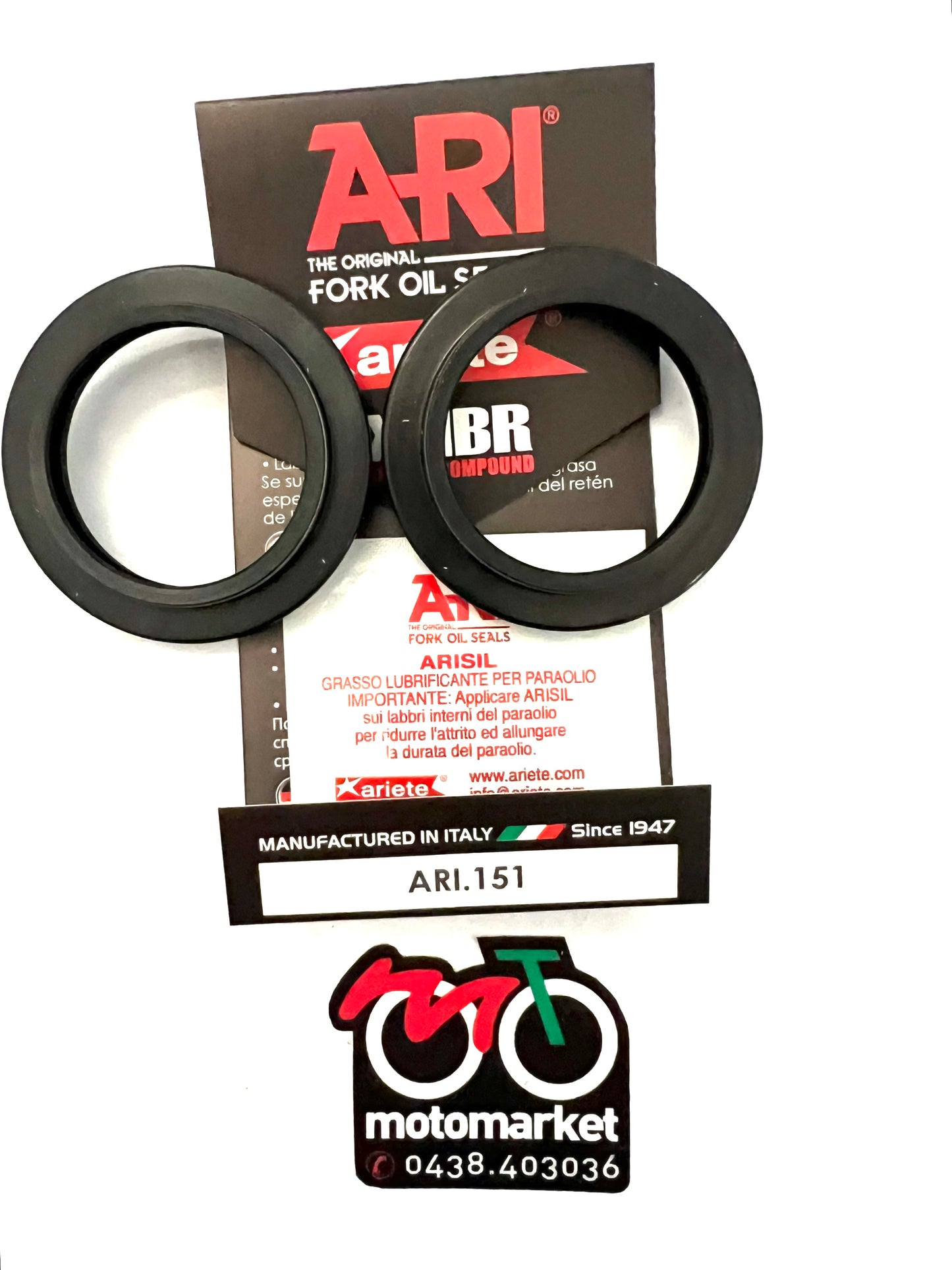 Parapolvere forcella diametro 41-54-5,6/12,7 art.ARI 151