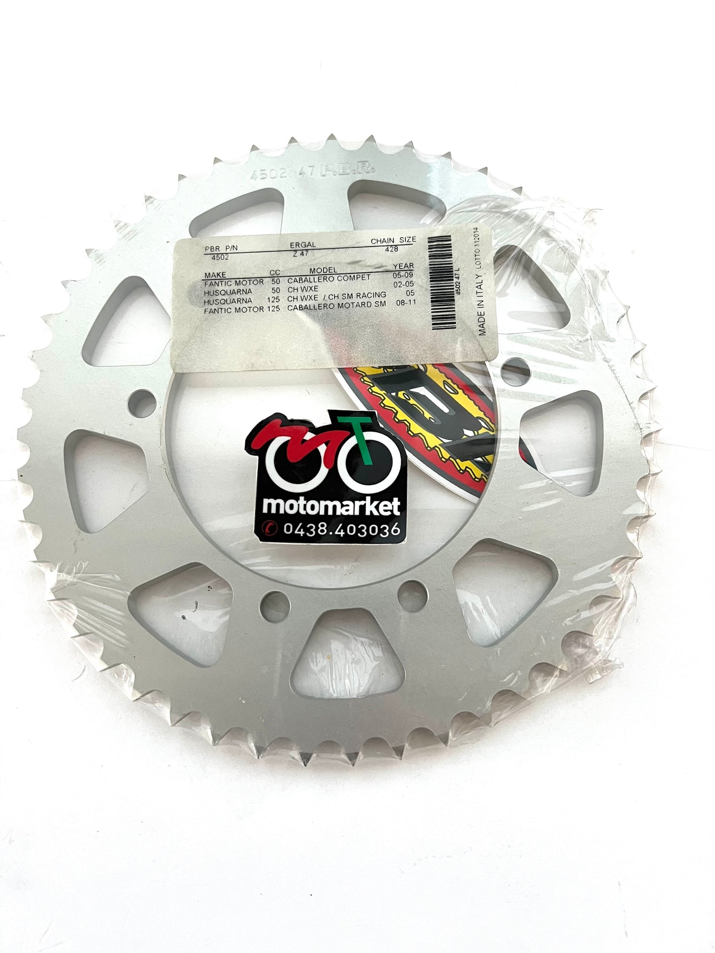 Corona Fantic Caballero 50 competizione-125 Motard-Husqvarna WXE50-125 art.4502-47