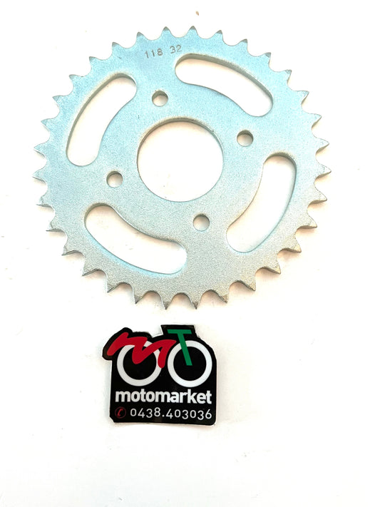 Corona per ciclomotore foro interno 39,4 interasse fori 62 art.118-32 denti