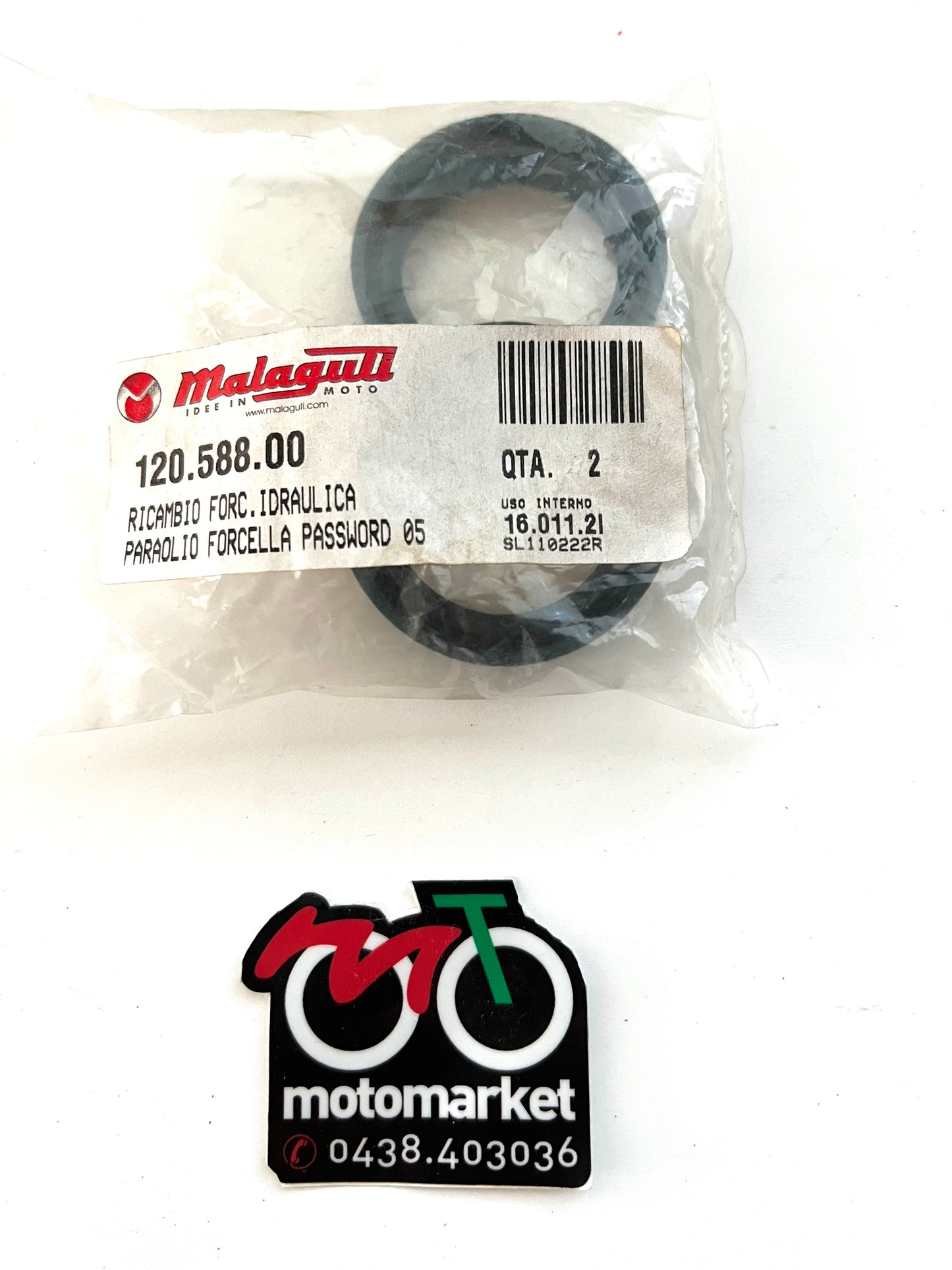 Paraoli forcella Malaguti Password 250cc art.12058800