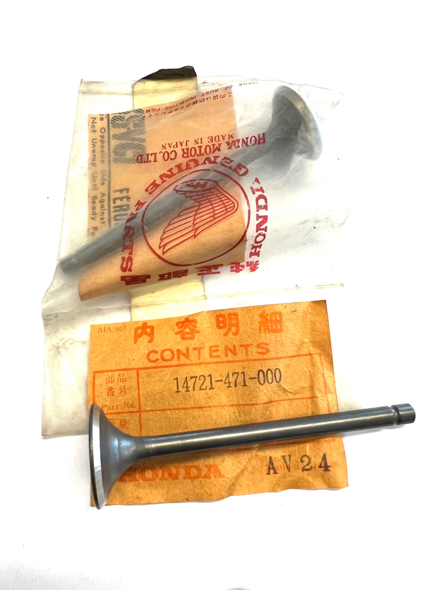 Valvole scarico Honda XL250-XR250 art.14721471000