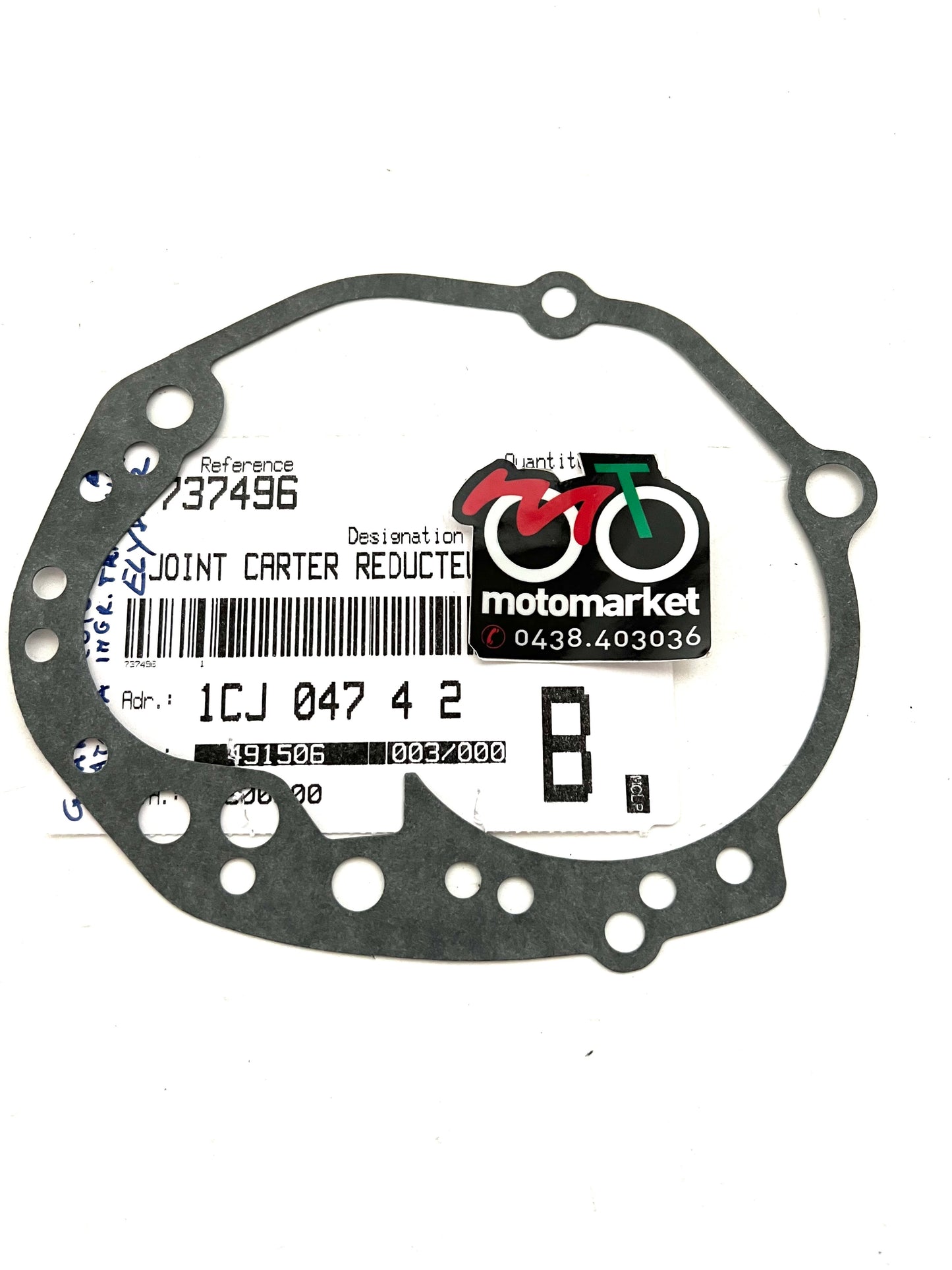 Guarnizione carter ingranaggi Peugeot Jet Force-Eliseo-Elystar-Satelis 125 art.737496