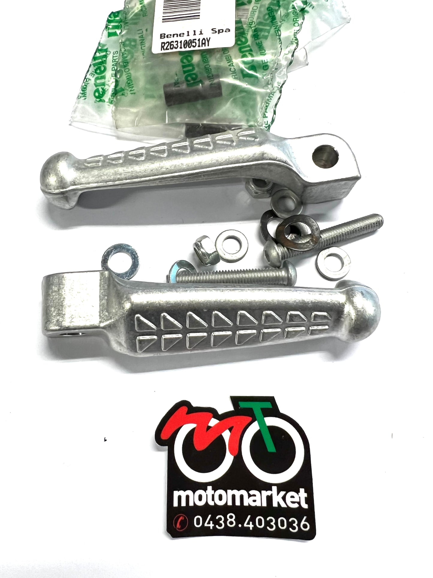 Kit pedane passeggero Benelli 491 50-K2-50-100-Naked 50-Pepe 50 art.R26290051A0