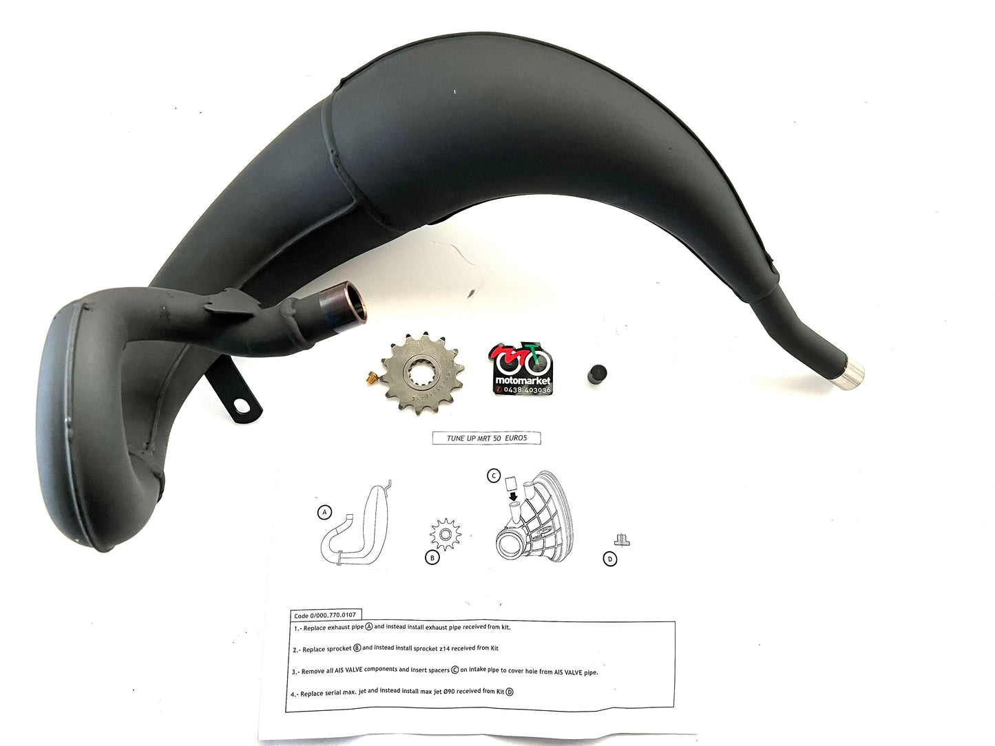 Marmitta Rieju MRT 50cc euro 5