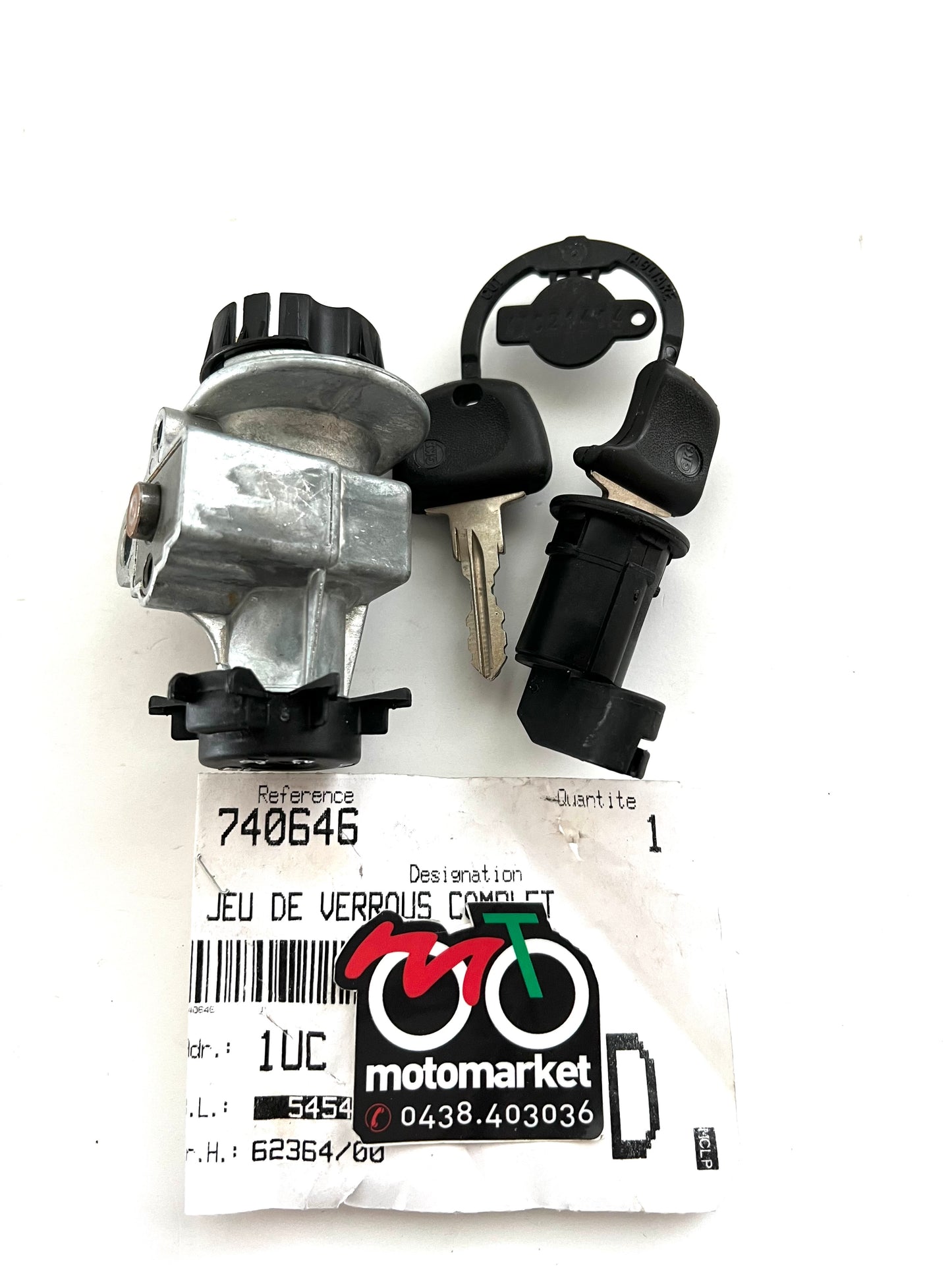 Kit serrature scooter Peugeot X-Fight 50cc con immobilizer art.740646