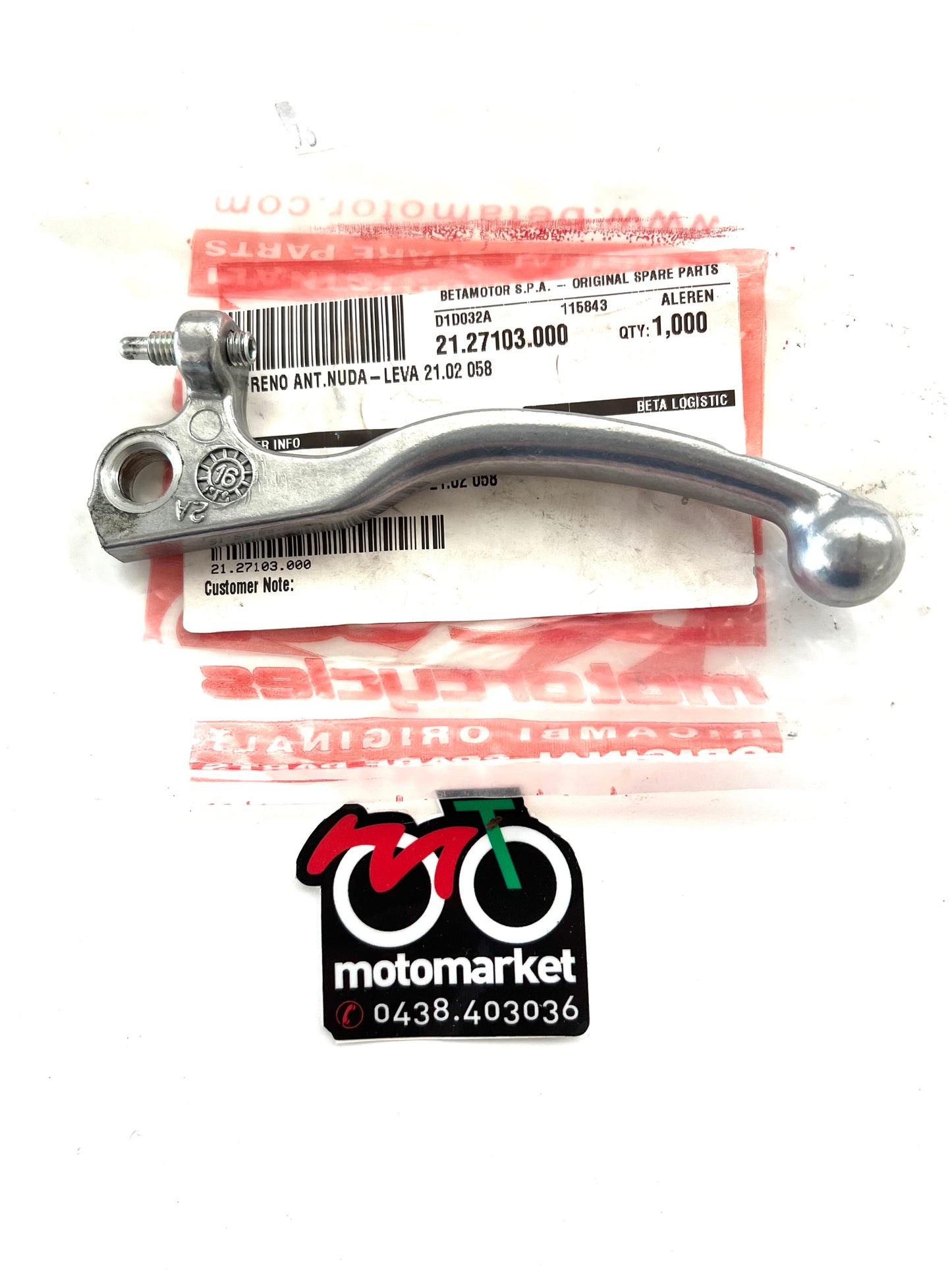 Leva freno Beta Rev3-Rev4 art.2127103000