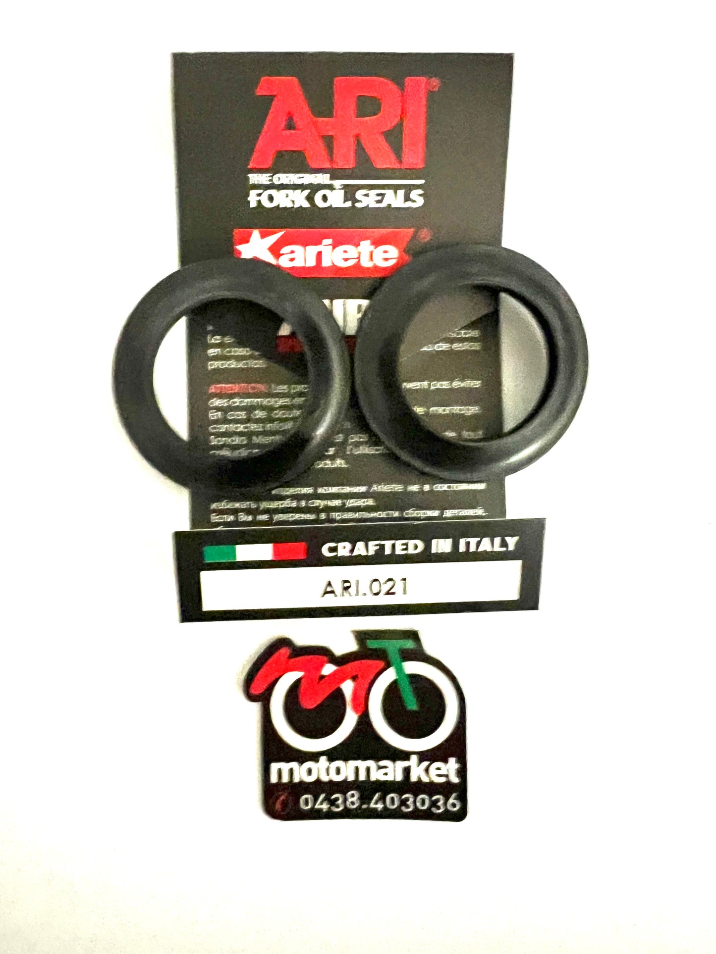 Paraolio forcella diametro 38-50-10,5 art.ARI 021