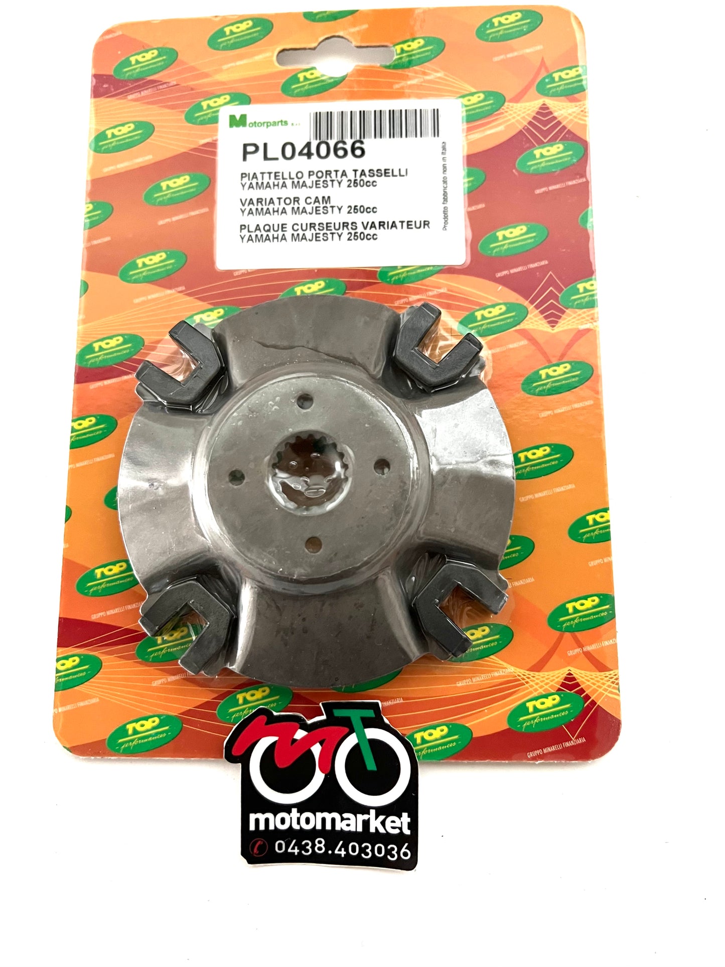 Piattello portatasselli scooter Yamaha Majesty 250cc