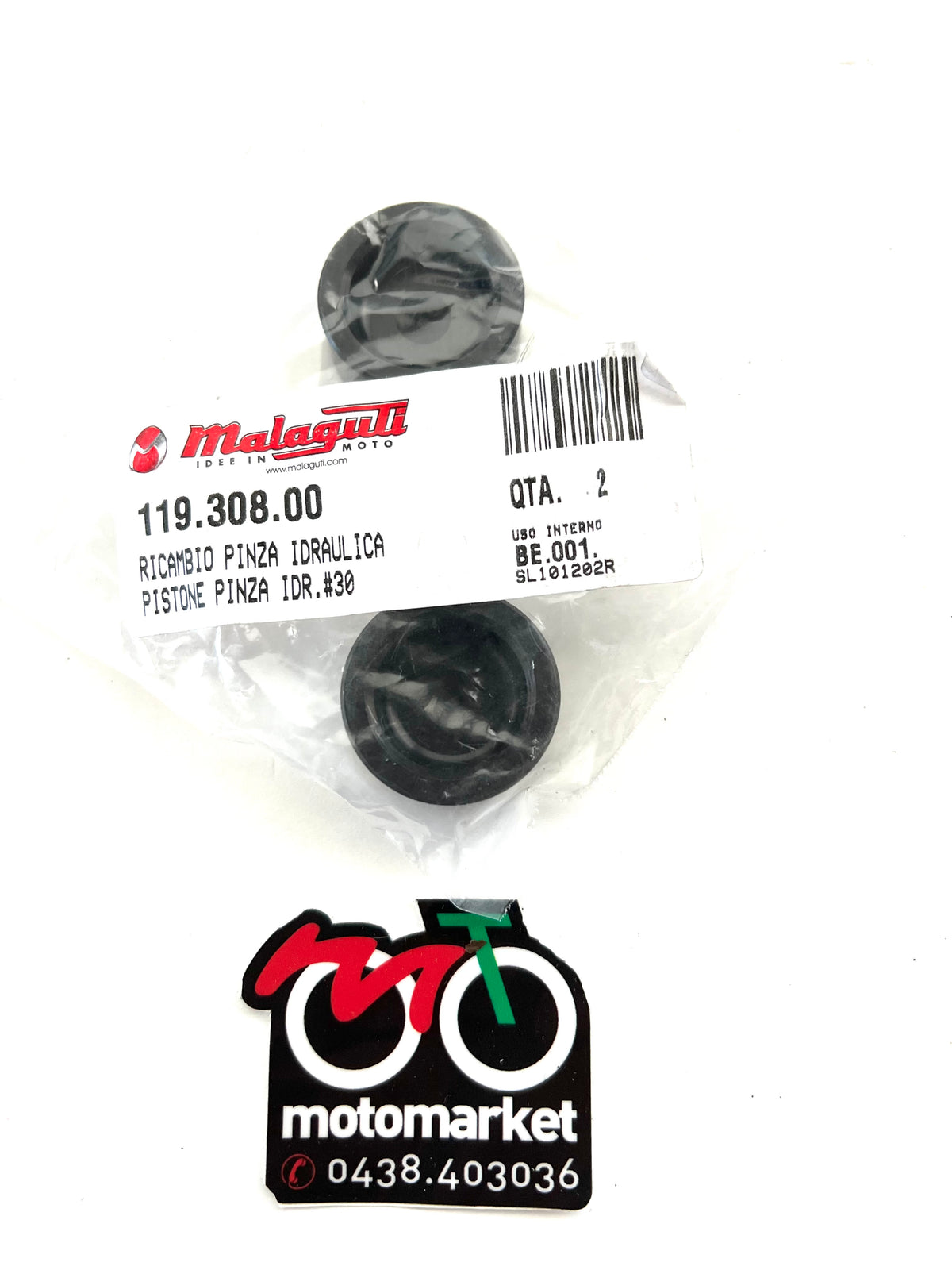 Pistoncini pinza freno anteriore Malaguti Fifty Top-F12-F15 D.30 art.11930800