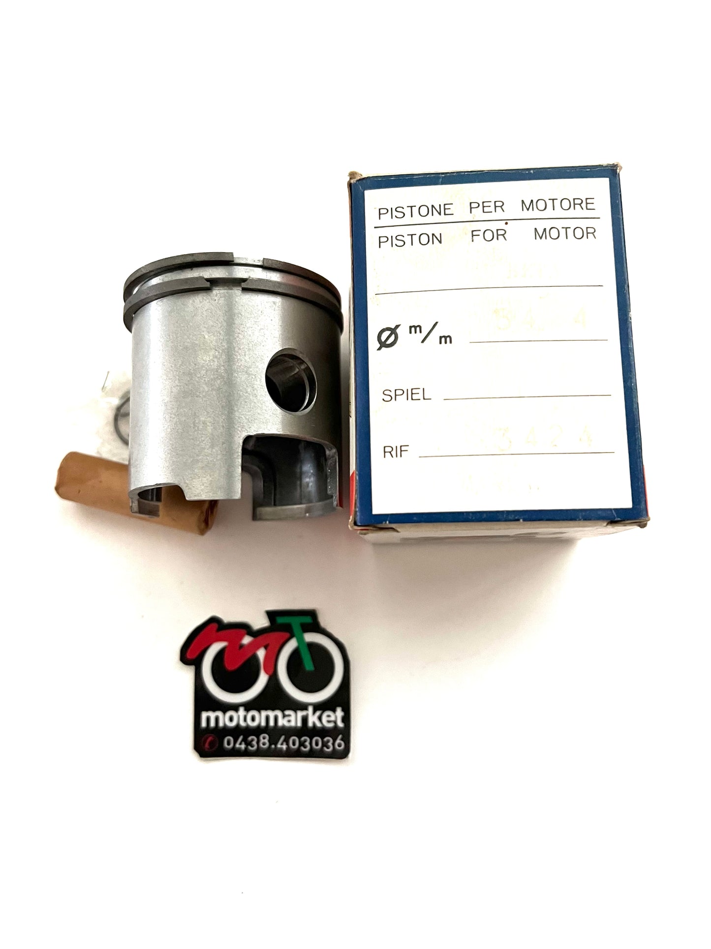 Pistone Asso Beta 125 Regolarità anni 80 D. 54,4 spinotto 14 art.3424