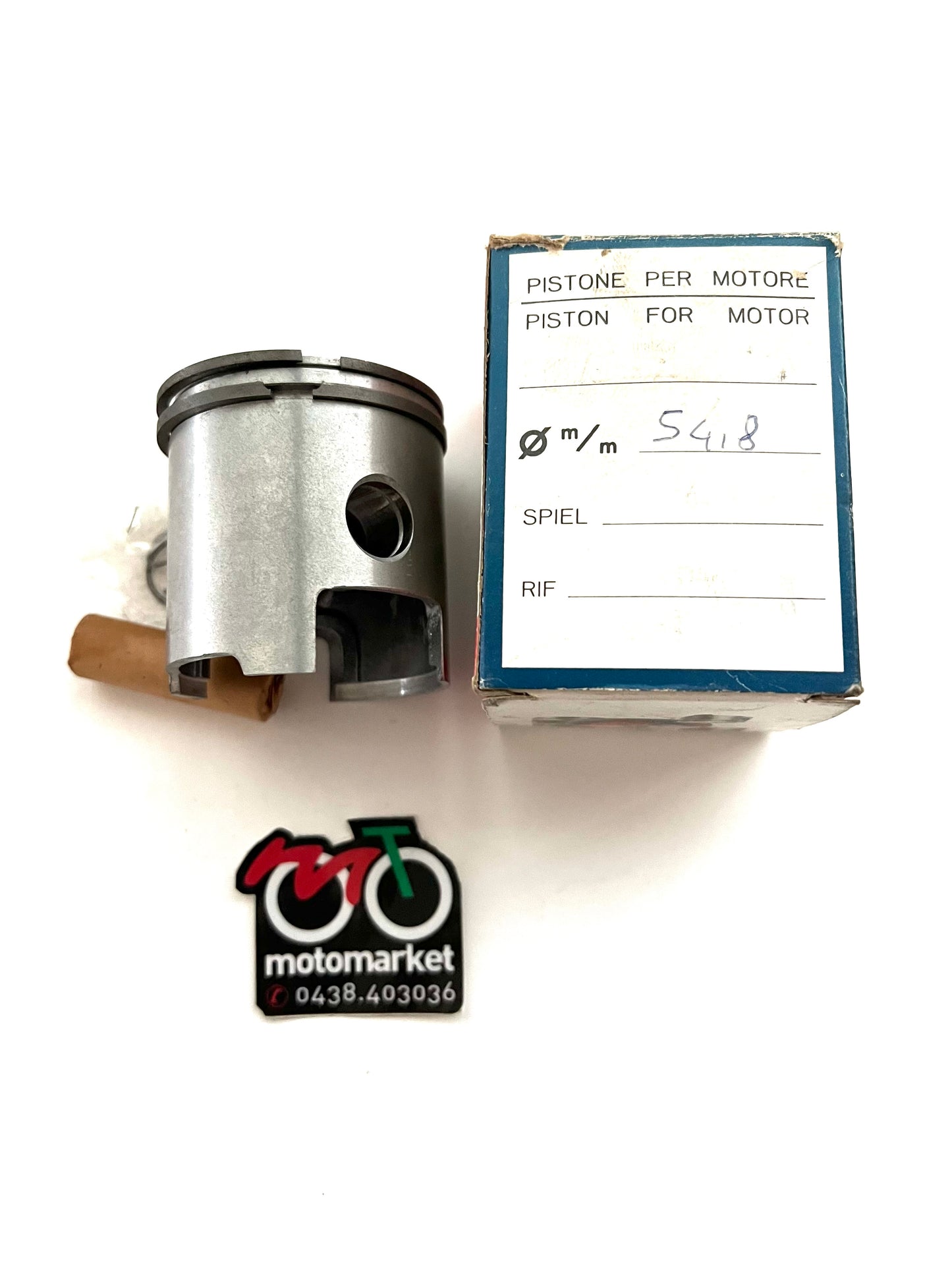 Pistone Asso Beta 125 Regolarità anni 80 D. 54,8 spinotto 14 art.3424