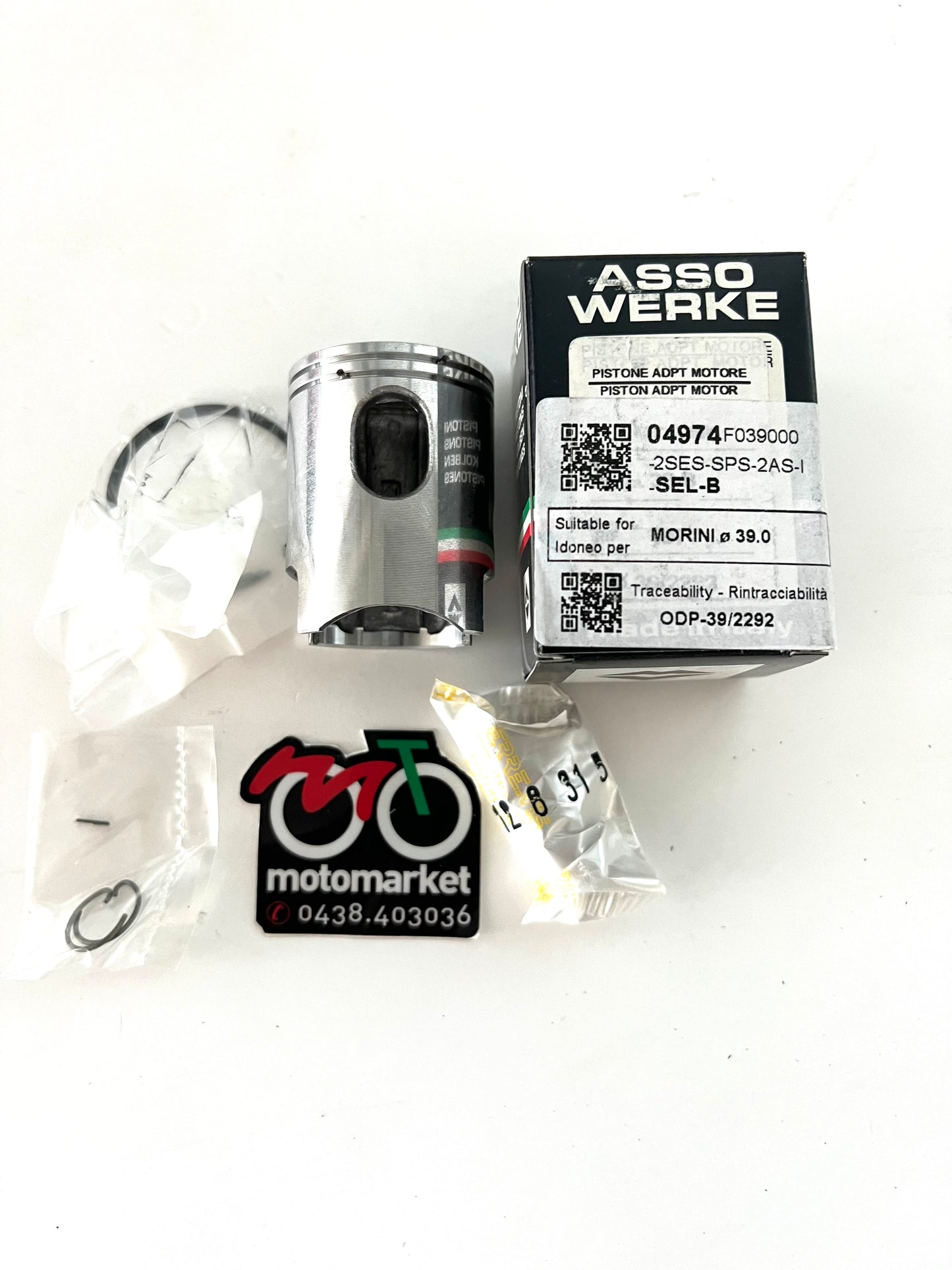 Pistone Asso Franco Morini GS-GSA sigla B art.4974