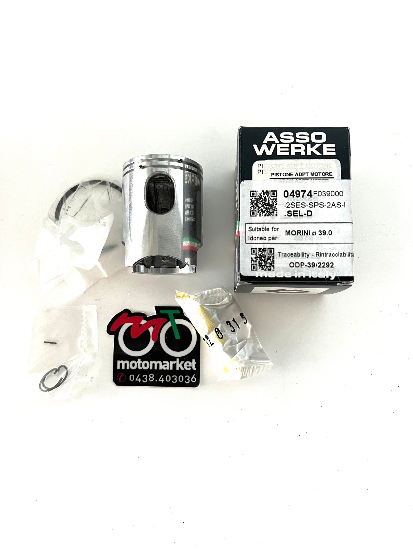 Pistone Asso Franco Morini GS-GSA sigla D art.4974
