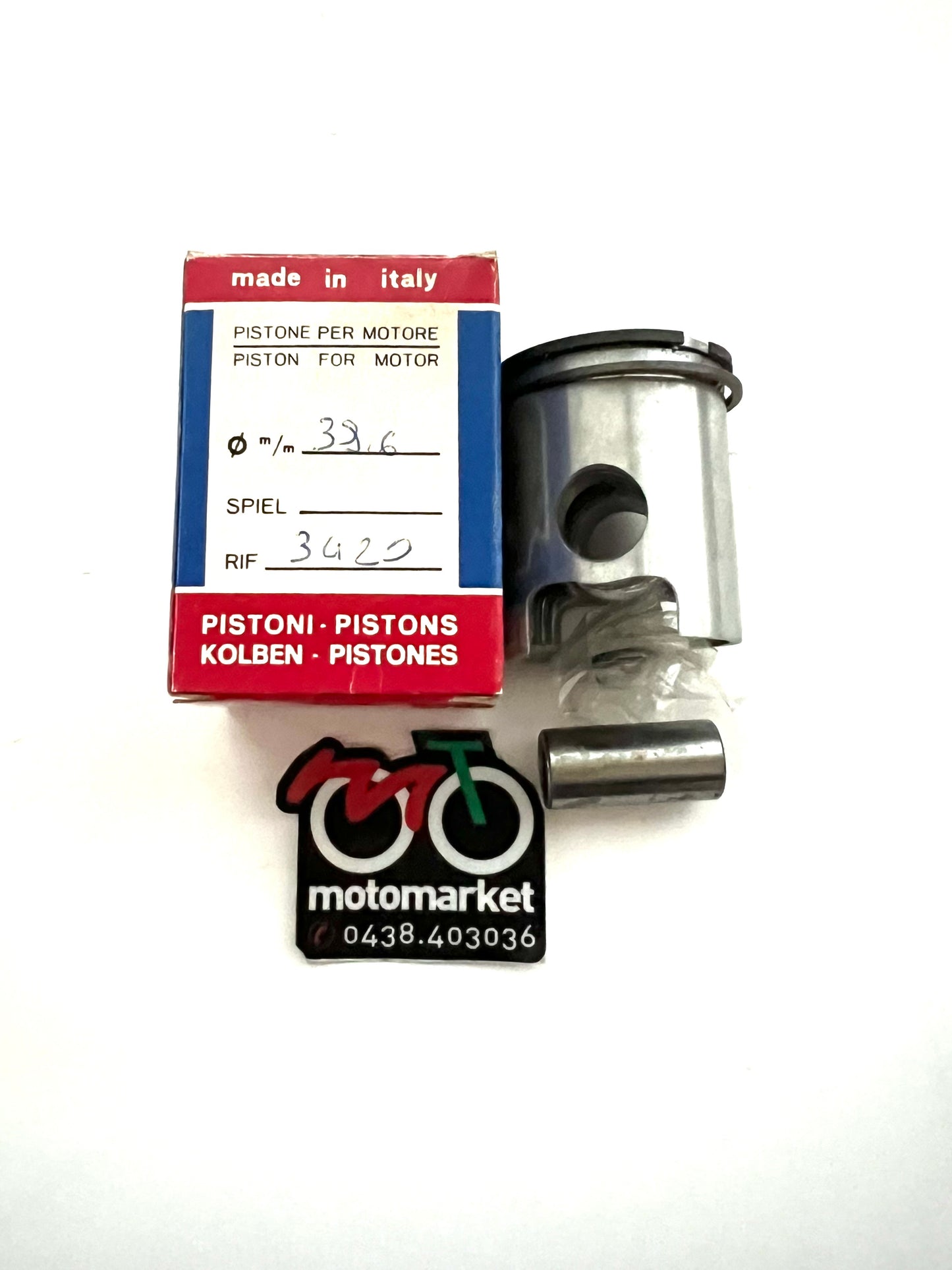 Pistone Beta 50 enduro spinotto 14 art.3420-D.38,6