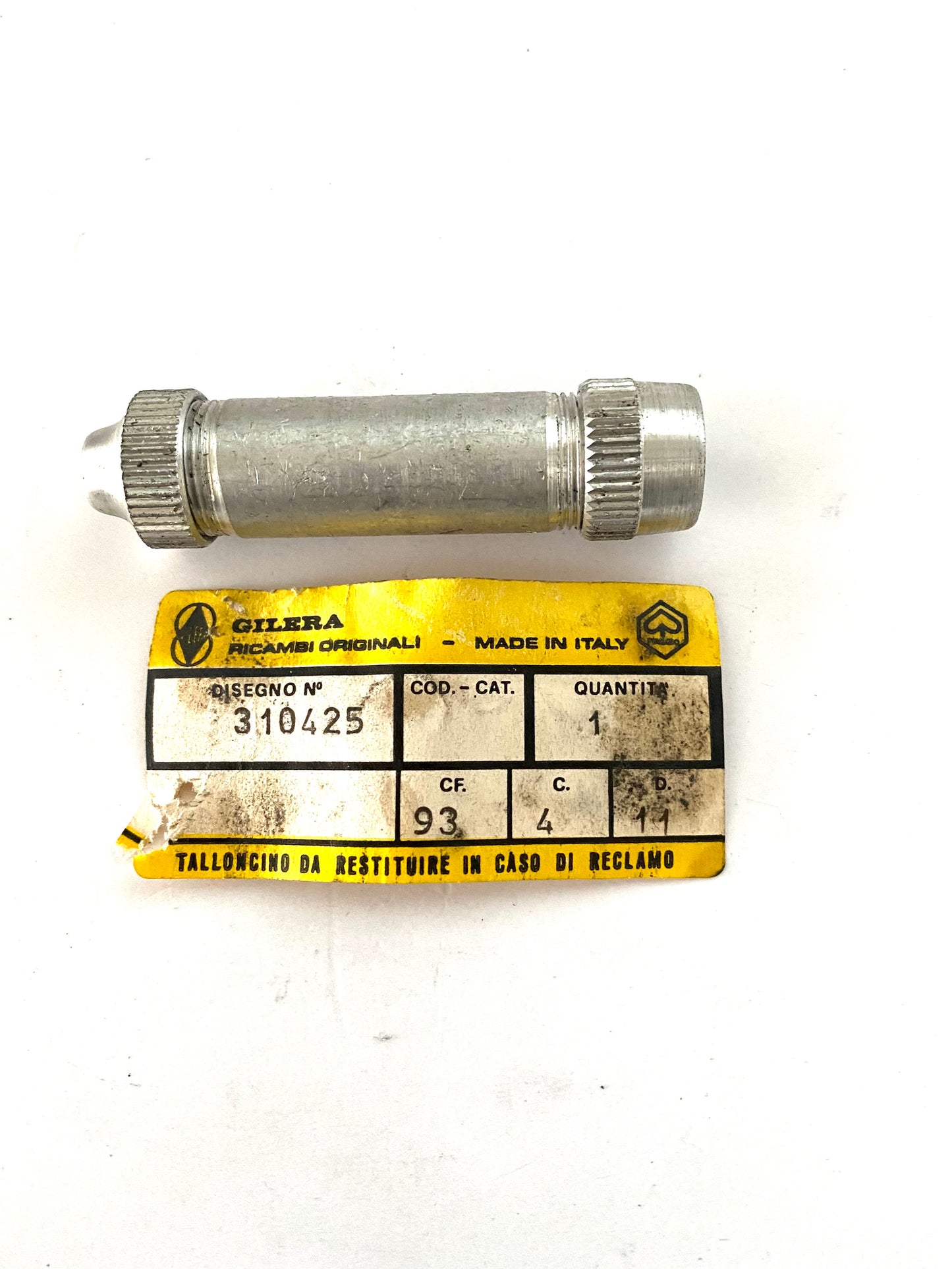 Sdoppiatore gas in alluminio Gilera