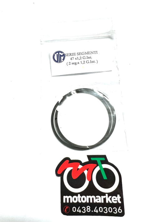 Anelli modifica Polini scooter-Malaguti Fifty Top-Minarelli D.47X1,2