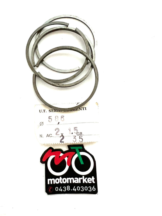 Anelli pistone Moto Guzzi Stornello 160cc D.58,6