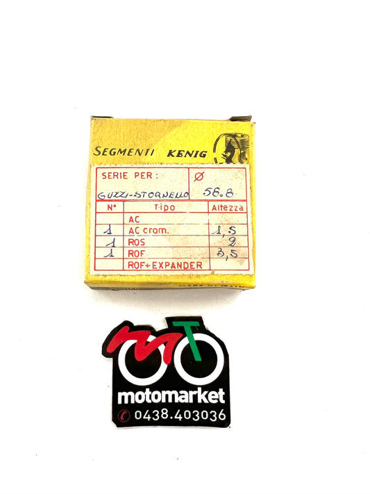 Anelli pistone Moto Guzzi Stornello 160cc D.58,8